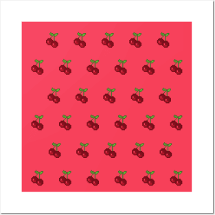 cherrie pattern Posters and Art